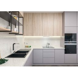 Deante Andante zlewozmywak granitowy 116x50 cm wpuszczany grafitowy metalik ZQN_G213