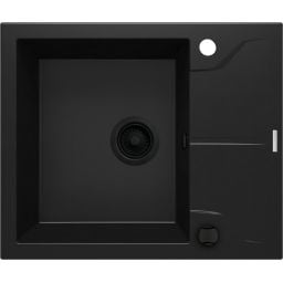 Deante Andante zlewozmywak granitowy 59x49 cm czarny ZQN_N11A