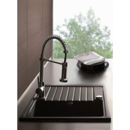 Deante Zorba zlewozmywak granitowy 76x44 cm wpuszczany grafitowy ZQZ2113