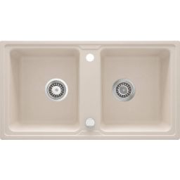 Deante Zorba zlewozmywak granitowy 78x43,5 cm wpuszczany beżowy ZQZ5203