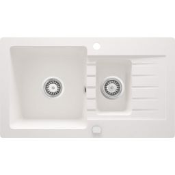 Deante Zorba zlewozmywak granitowy 76x44 cm biały ZQZ_A513