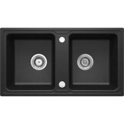 Deante Zorba zlewozmywak granitowy 78x43,5 cm wpuszczany grafit metalik ZQZG203