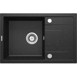 Deante Corio zlewozmywak granitowy 67x44 cm grafitowy mat ZRC_2113