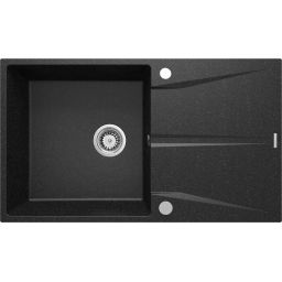 Deante Corio zlewozmywak granitowy 86x50 cm grafitowy mat ZRC_211A