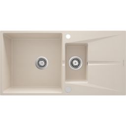 Deante Corio zlewozmywak granitowy 97x50 cm beżowy ZRC_5513
