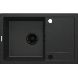 Deante Corio zlewozmywak granitowy 67x44 cm grafit metalik ZRC_G113