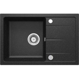 Deante Leda zlewozmywak granitowy 67x44 cm grafitowy mat ZRD_2113