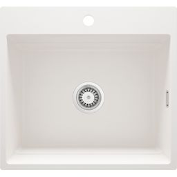 Deante Magnetic zlewozmywak granitowy 56x52 cm biały ZRM_A10A