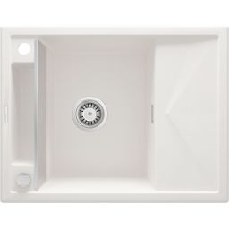 Deante Magnetic zlewozmywak granitowy 64x50 cm biały ZRM_A11A