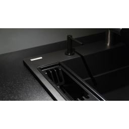 Deante Magnetic zlewozmywak granitowy 76x52 cm czarny ZRM_N10B