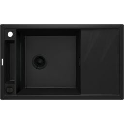 Deante Magnetic zlewozmywak granitowy 82x50 cm czarny ZRM_N113