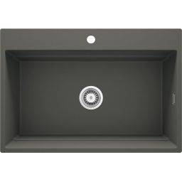 Deante Magnetic zlewozmywak granitowy 76x52 cm antracyt ZRM_T10B