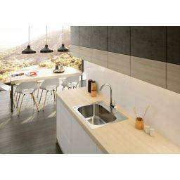 Deante Soul zlewozmywak stalowy 60x50 cm satyna ZYU0103