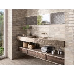 El Barco Vogue dekor ścienny 20x6,5 cm beżowa-szara