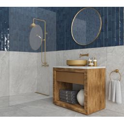 Ecoceramic Harlequin Lagoon płytka ścienna 7x28 cm