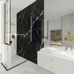 Egen Cosmic Black płytka ścienno-podłogowa 60x120 cm
