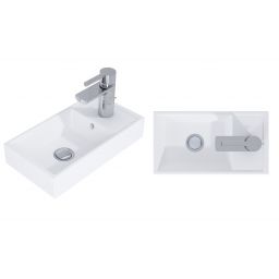 Elita Young Basic umywalka z szafką 40,2 cm białą RE163068008060