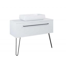 Elita blat 121x46 cm biały RE051200028060