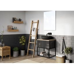 Elita Look szafka 60x44,9x28,1 cm podumywalkowa wisząca antracyt RE010603026610