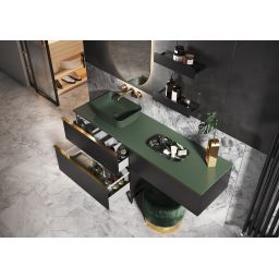 Elita Look szafka 60x44,9x63,5 cm podumywalkowa wisząca anthracite matt RE010601026610