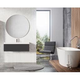 Elita Look szafka 80x44,9x28,1 cm podumywalkowa wisząca antracyt RE010803026610