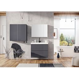 Elita Look szafka 80x44,9x63,5 cm podumywalkowa wisząca antracyt RE010801026610