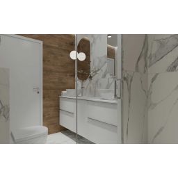 Elita Look szafka 60x44,9x63,5 cm podumywalkowa wisząca biała RE080601028060