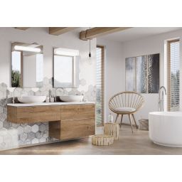 Elita Look szafka 80x44,9x63,5 cm podumywalkowa wisząca dąb canela RE080801027050