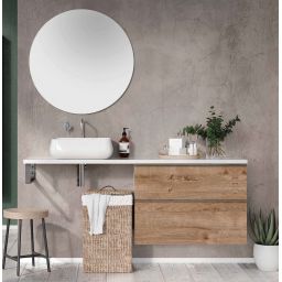 Elita Look szafka 80x44,9x63,5 cm podumywalkowa wisząca dąb canela RE080801027050