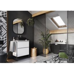 Elita Look szafka 60x44,9x63,5 cm podumywalkowa wisząca white matt RE010601025290