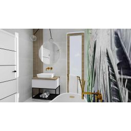 Elita Look szafka 80x44,9x28,1 cm podumywalkowa wisząca white matt RE010803025290