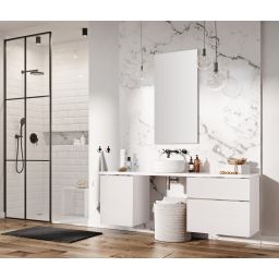 Elita Look szafka 80x44,9x63,5 cm podumywalkowa wisząca white matt RE080801025290