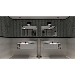 Elita Look szafka 20x45,1x28,1 cm boczna wisząca white matt RE110201025290