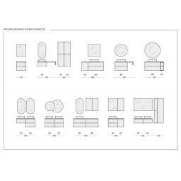 Elita Kwadro Plus komoda 40 cm wisząca biały połysk 167636