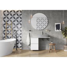 Elita Look szafka 40x44,9x63,5 cm boczna wisząca biały połysk RE080401028060