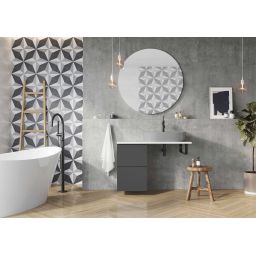 Elita Look szafka 40x44,9x63,5 cm boczna wisząca antracyt połysk RE080401026610