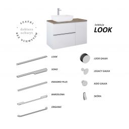 Elita Look szafka 40x44,9x63,5 cm boczna wisząca white matt RE080401025290