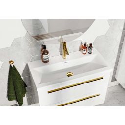 Elita Kwadro Plus uchwyt do szafki złoty połysk RE120600025570