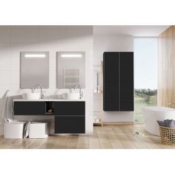 Elita Look szafka 60x44,9x28,1 cm podumywalkowa wisząca black matt RE010603027160