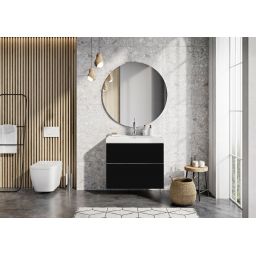 Elita Look szafka 80x44,9x63,5 cm podumywalkowa wisząca black matt RE010801027160