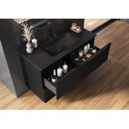 Elita Look szafka 100x44,9x63,5 cm podumywalkowa wisząca black matt RE011000027160