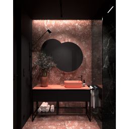 Elita Look szafka 60x44,9x28,1 cm podumywalkowa wisząca black matt RE080603027160