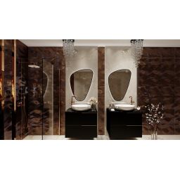 Elita Look szafka 80x44,9x63,5 cm podumywalkowa wisząca black matt RE080801027160