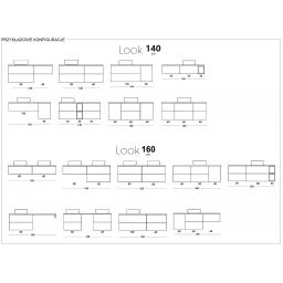 Elita Look szafka 20x45,1x63,5 cm boczna wisząca black matt RE110200027160