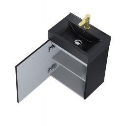 Elita Tiny umywalka z szafką 45 cm black matt RE020450157160