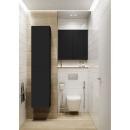 Elita For All szafka 40x12,6x180 cm boczna wisząca black matt RE030400067160