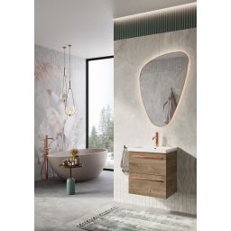 Elita Kwadro Plus uchwyt meblowy 40 cm różowy złoty połysk RE120400025450