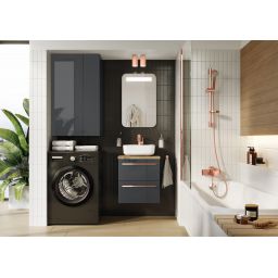 Elita Kwadro Plus uchwyt meblowy 40 cm różowy złoty połysk RE120400025450