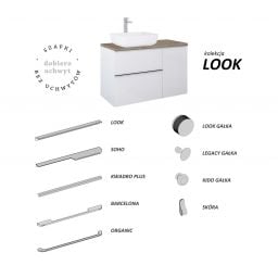 Elita Look szafka 80x44,9x28,1 cm podumywalkowa wisząca forest green matt RE010803027010