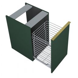 Elita Look szafka 40x44,9x63,5 cm boczna wisząca forest green matt RE080402027010